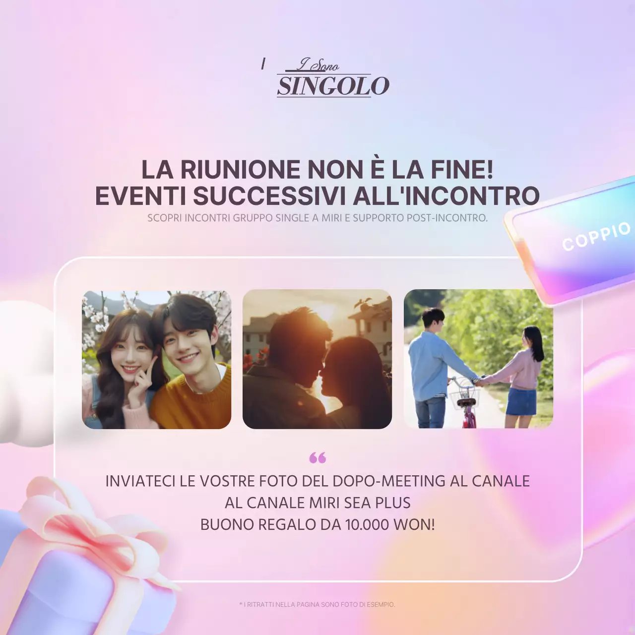 Promuovere un evento di riunione comunale in rosa e lavanda