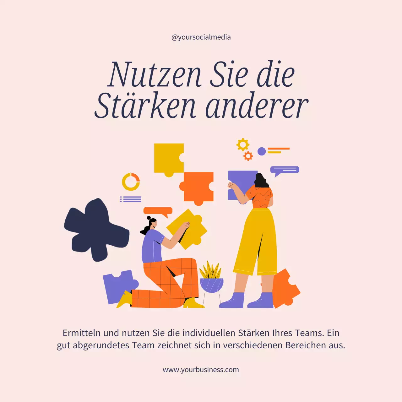 Beige und Lila Trendy Team Harmony Tipps & Leitfaden