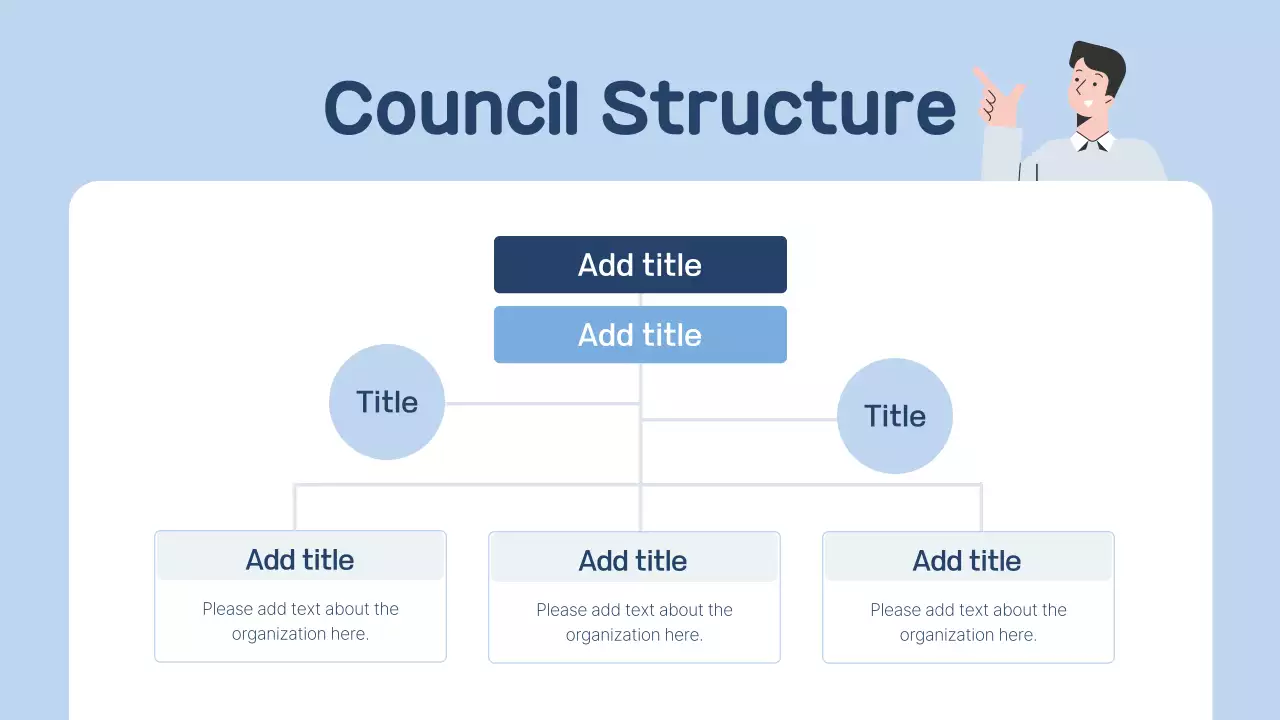 블루 모던 커뮤니티 초대 프레젠테이션