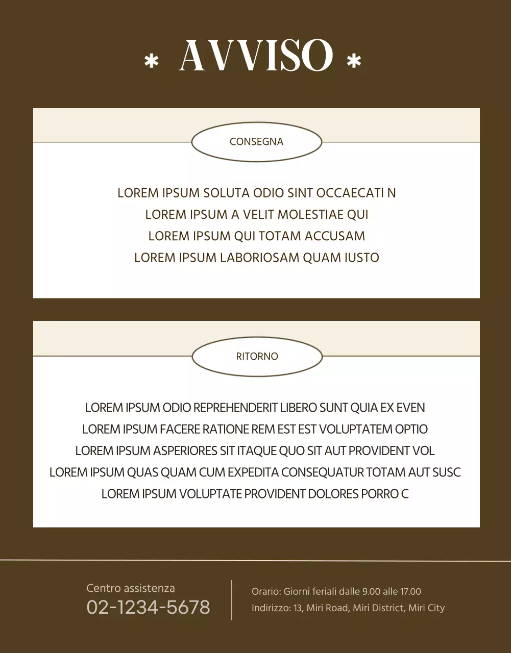 Promuovere una moda semplice in beige e marrone