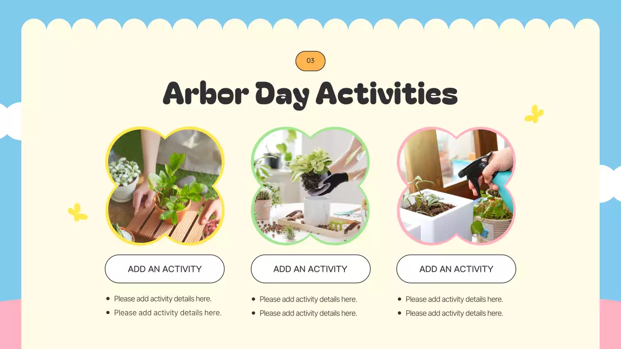 다채로운 우아한 Arbor Day 제안 프레젠테이션