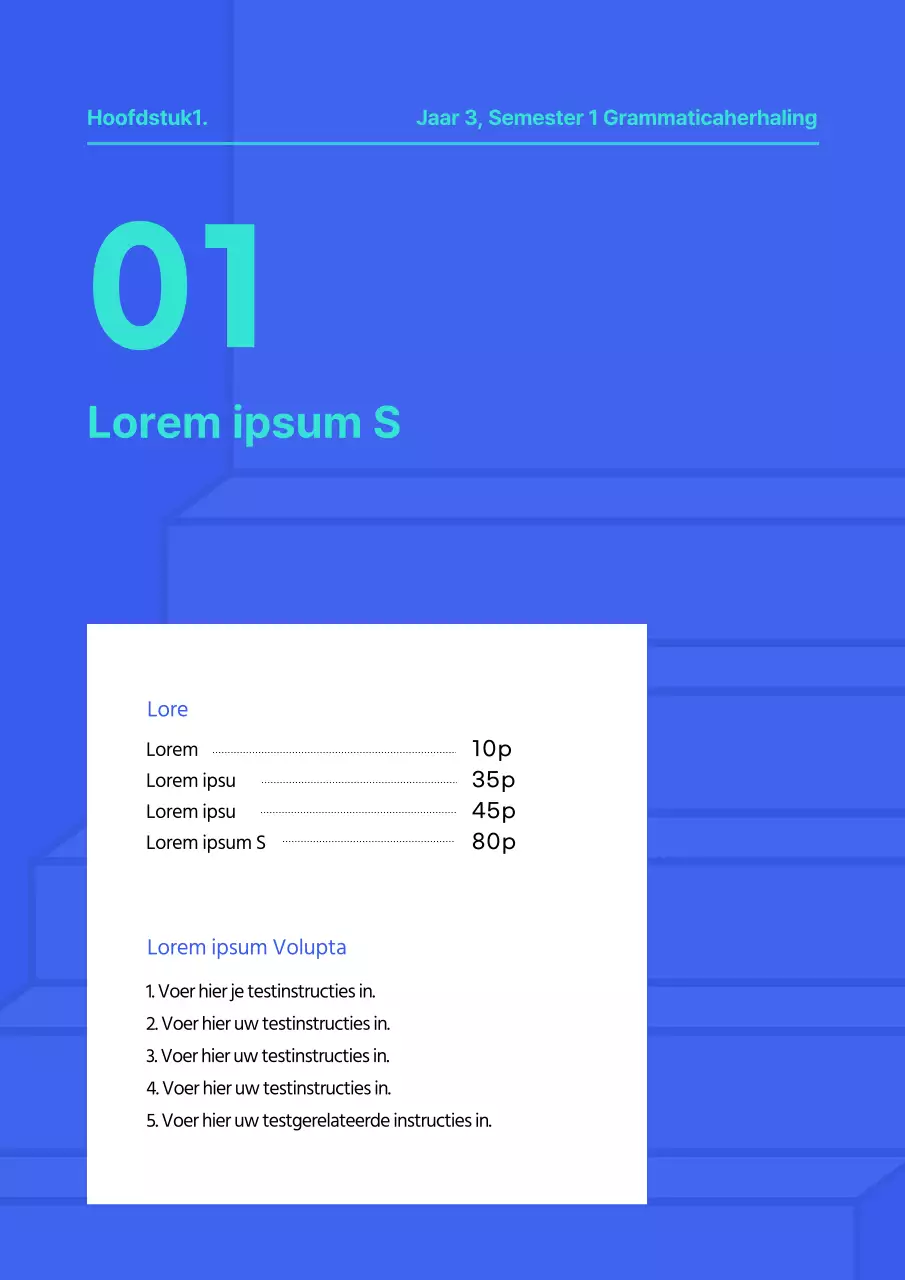 Mooie blauwe en lichtblauwe Engelse schriftenkaft