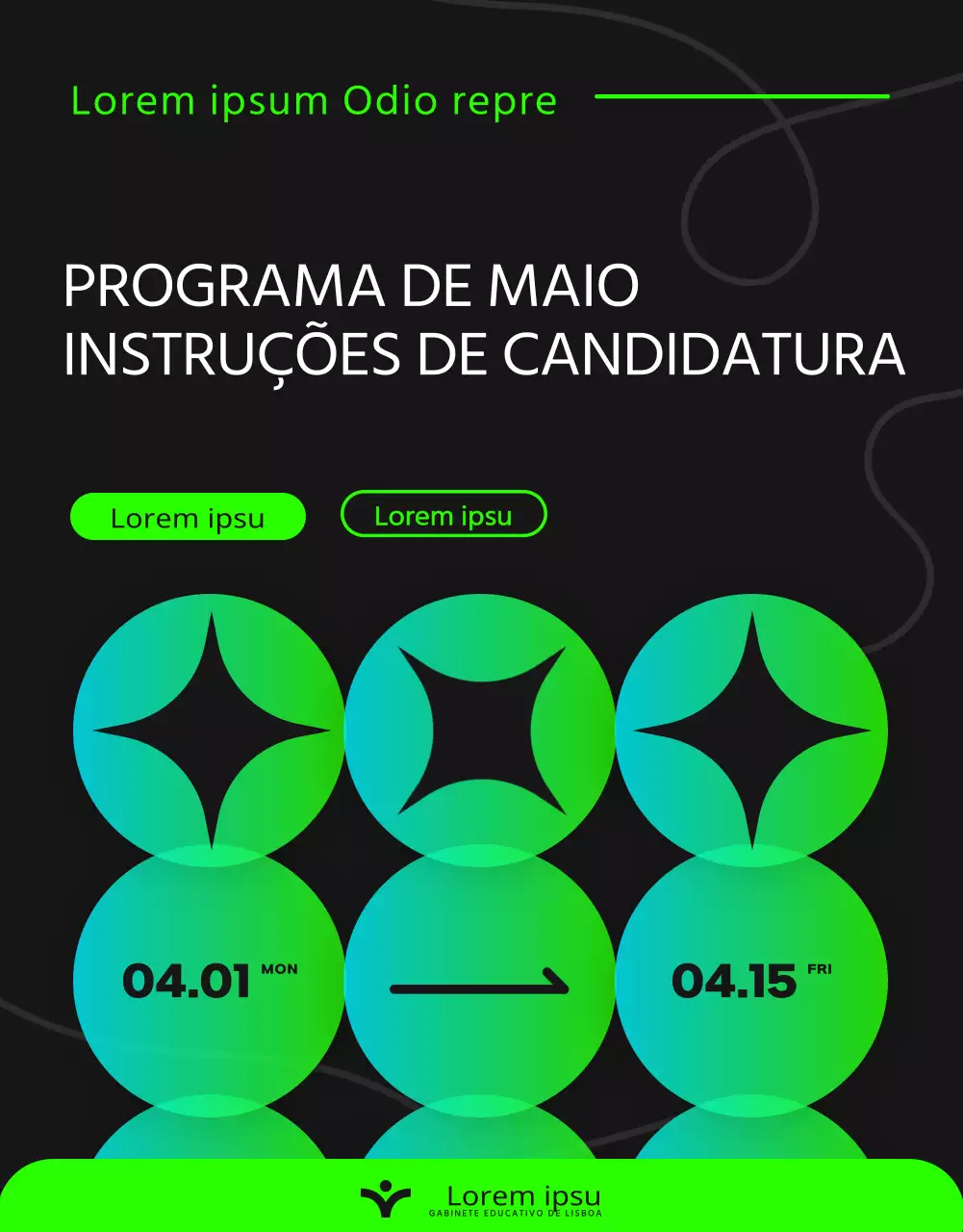 Promover um centro moderno de aprendizagem ao longo da vida em tons de castanho e preto