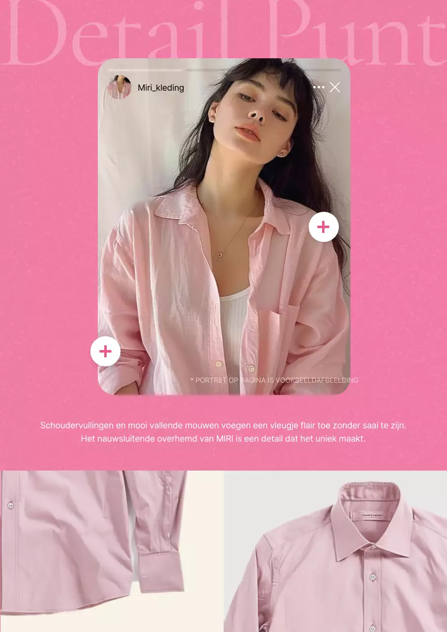 Promoot de trendy lentemode in roze Productbeschrijving