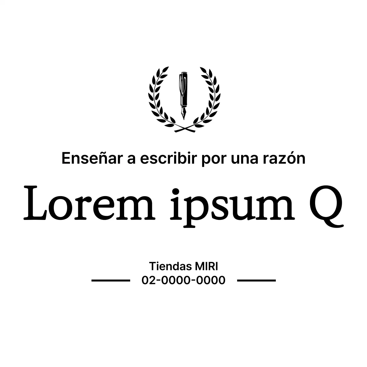 El diseño escolar transmite peso con una disposición tipográfica limpia