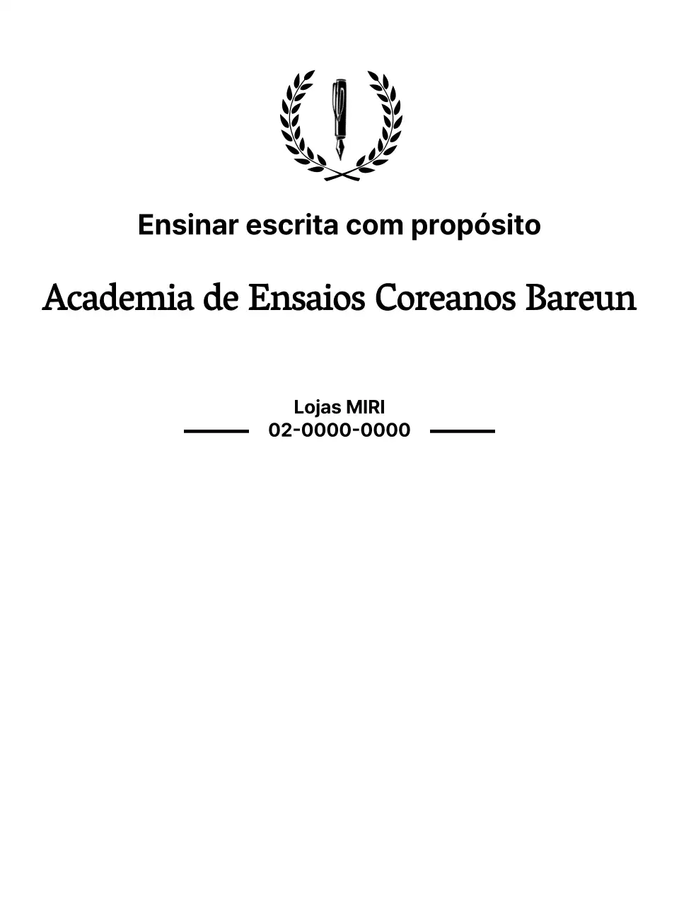 O design escolar transmite peso com uma disposição tipográfica simples