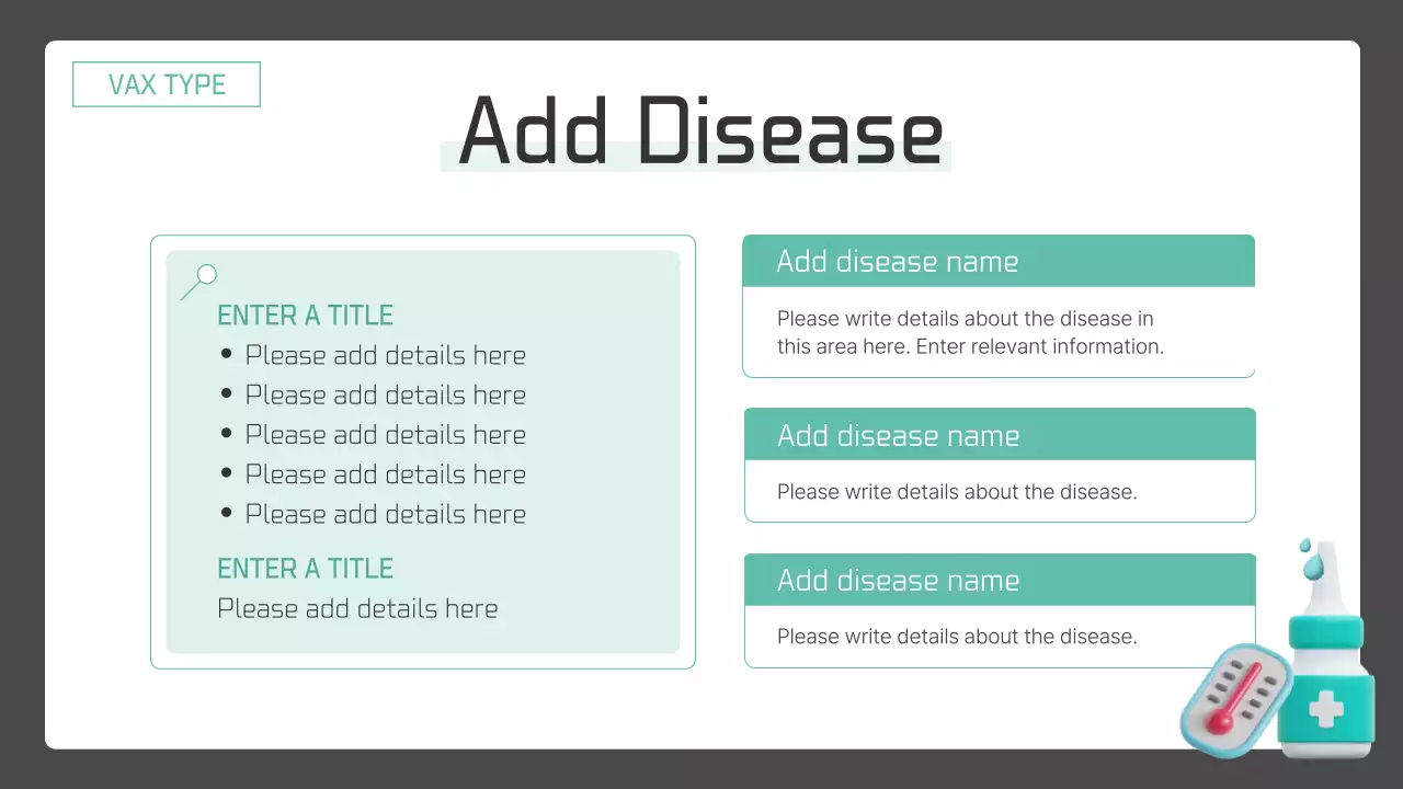 민트 미니멀 백신 가이드 프레젠테이션