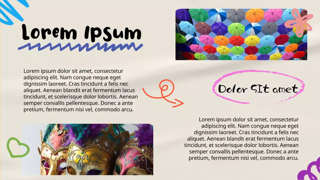 Beige Trendy Fun verfrommeld papier Leerpapier