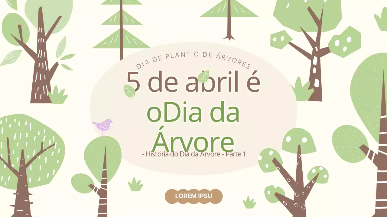 Recursos para o Dia da Árvore Verde e Castanho