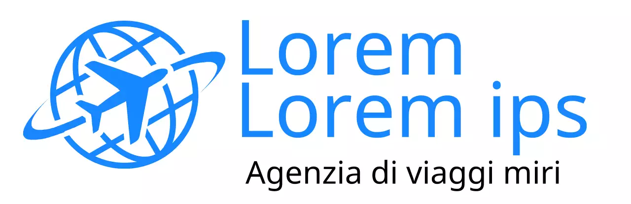 Guide per agenzie di viaggio con illustrazioni di aerei