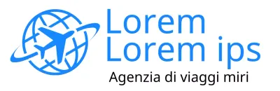 Guide per agenzie di viaggio con illustrazioni di aerei