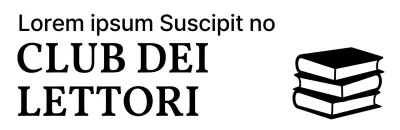 Design pulito con illustrazioni di libri