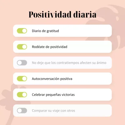 Planificador de tareas diarias sencillo en rosa y beige