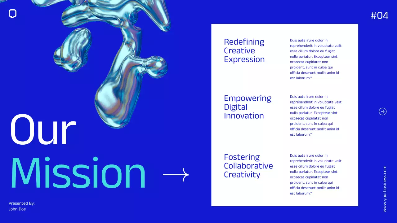 Blue Modern Business Profile Presentation