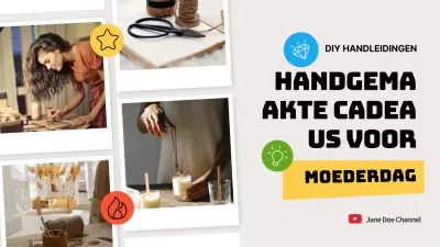 Videogids Beige Trendy Handgemaakte Cadeaus voor Moederdag