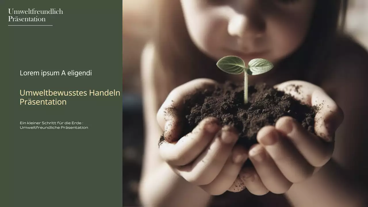 Ein einfacher grüner und gelber grüner Bericht