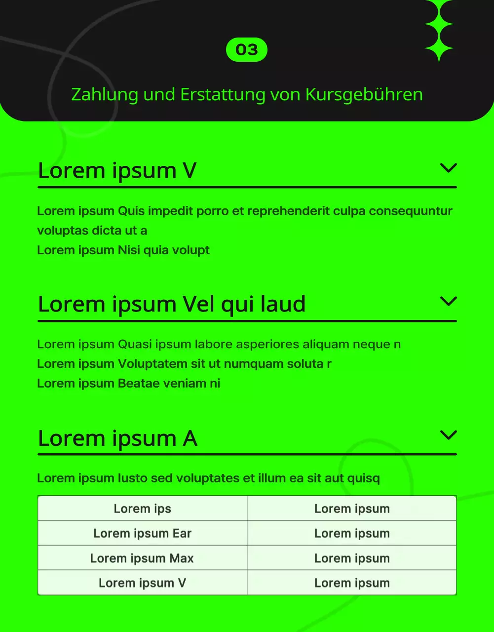 Förderung eines modernen Zentrums für lebenslanges Lernen in Kastanienbraun und Schwarz