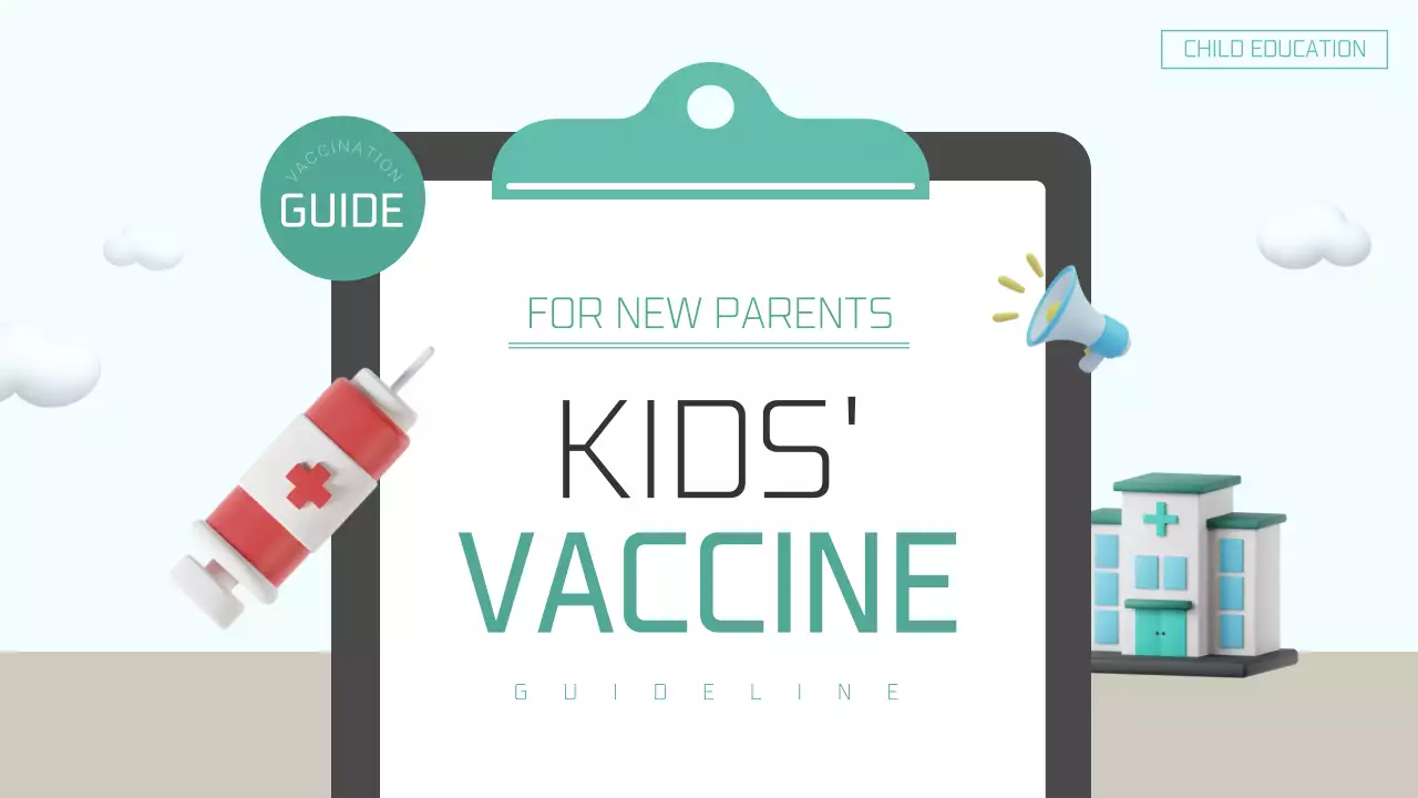 민트 미니멀 백신 가이드 프레젠테이션