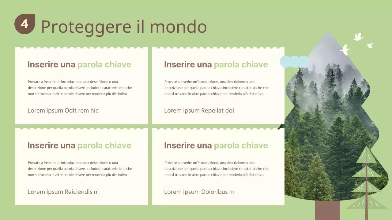 Risorse per l'Arbor Day verde e marrone