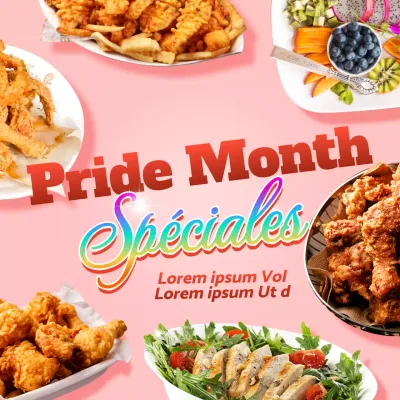 Promouvoir un événement rose et rétro pour le Mois de la Fierté