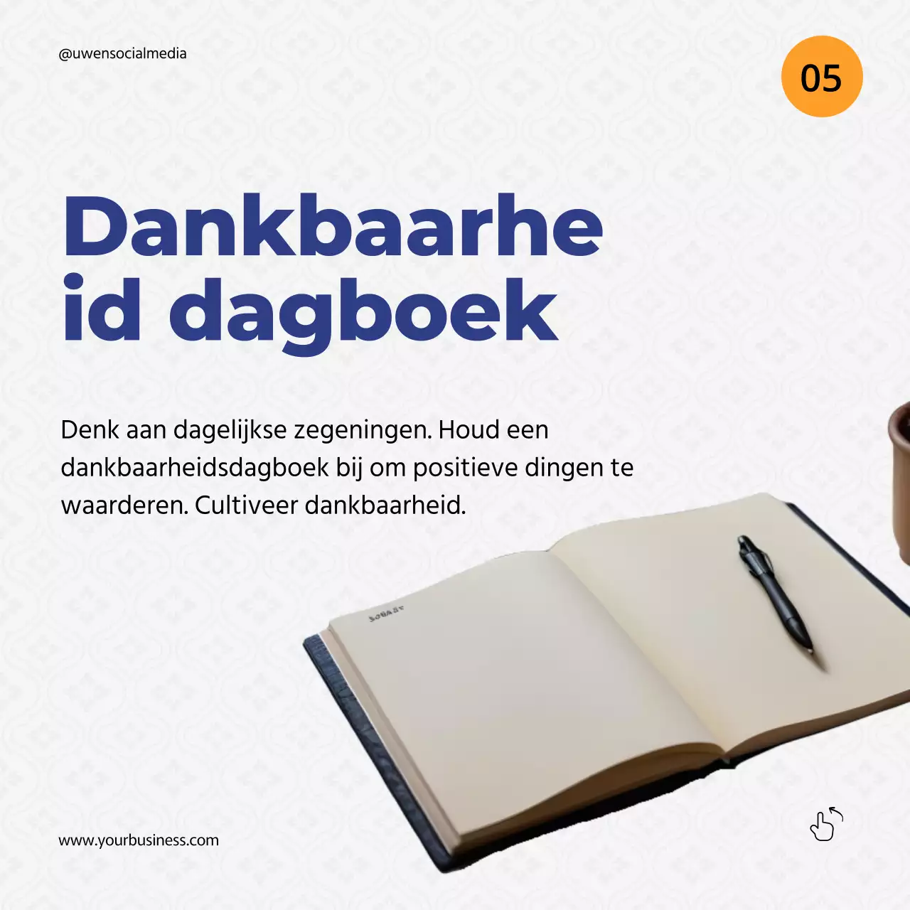 Blauw Oranje Eenvoudige Ramadan Tips Gids