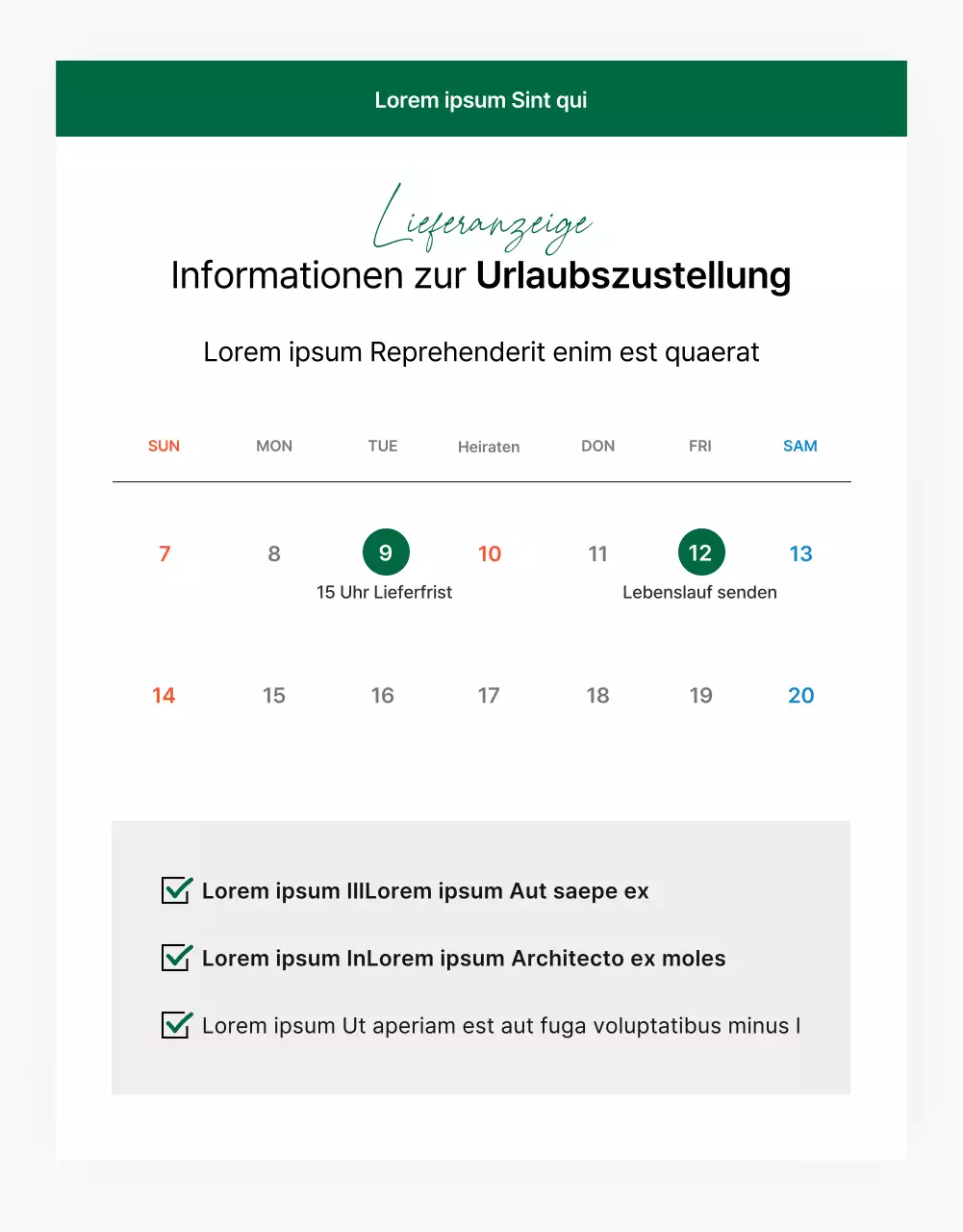 Förderung einfacher, natürlicher Kosmetik in Grün und Weiß