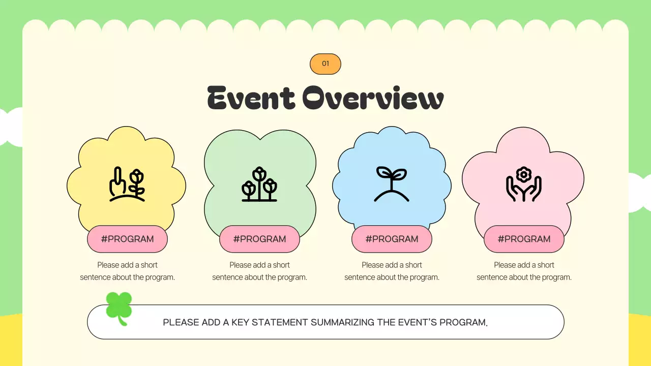 다채로운 우아한 Arbor Day 제안 프레젠테이션