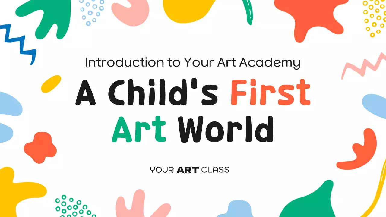 Colorful Playful Art Class Invitation Presentation