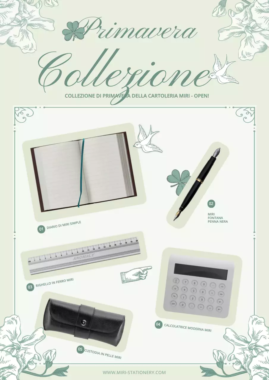 Promuovete la cartoleria vintage scontata in chartreuse e verde