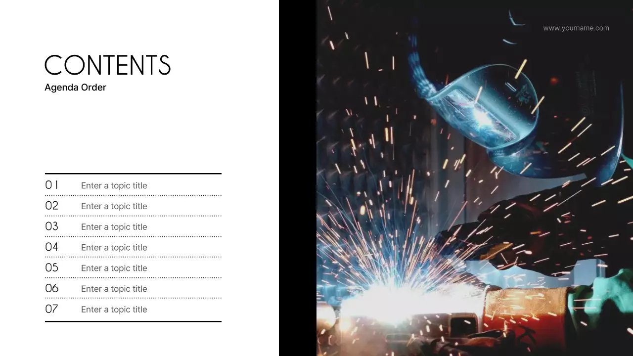 Black Modern Petrochemical Presentation