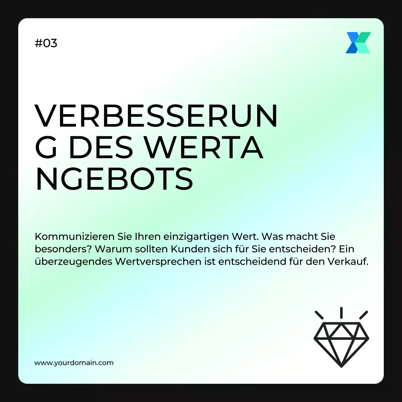 Weißer und grüner Leitfaden für moderne Marketing- und Vertriebsstrategien