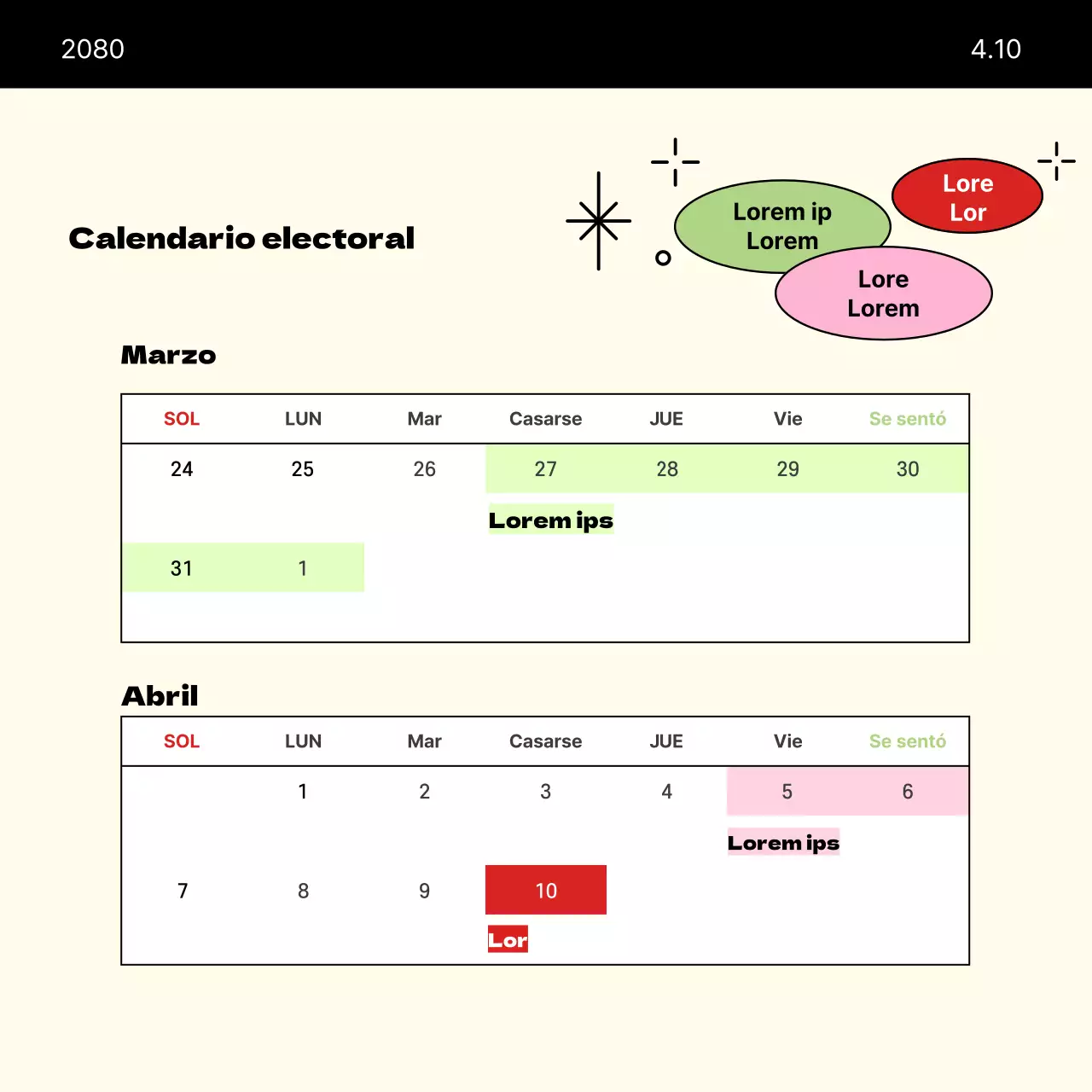 Una guía beige y minimalista para votar en las elecciones parlamentarias