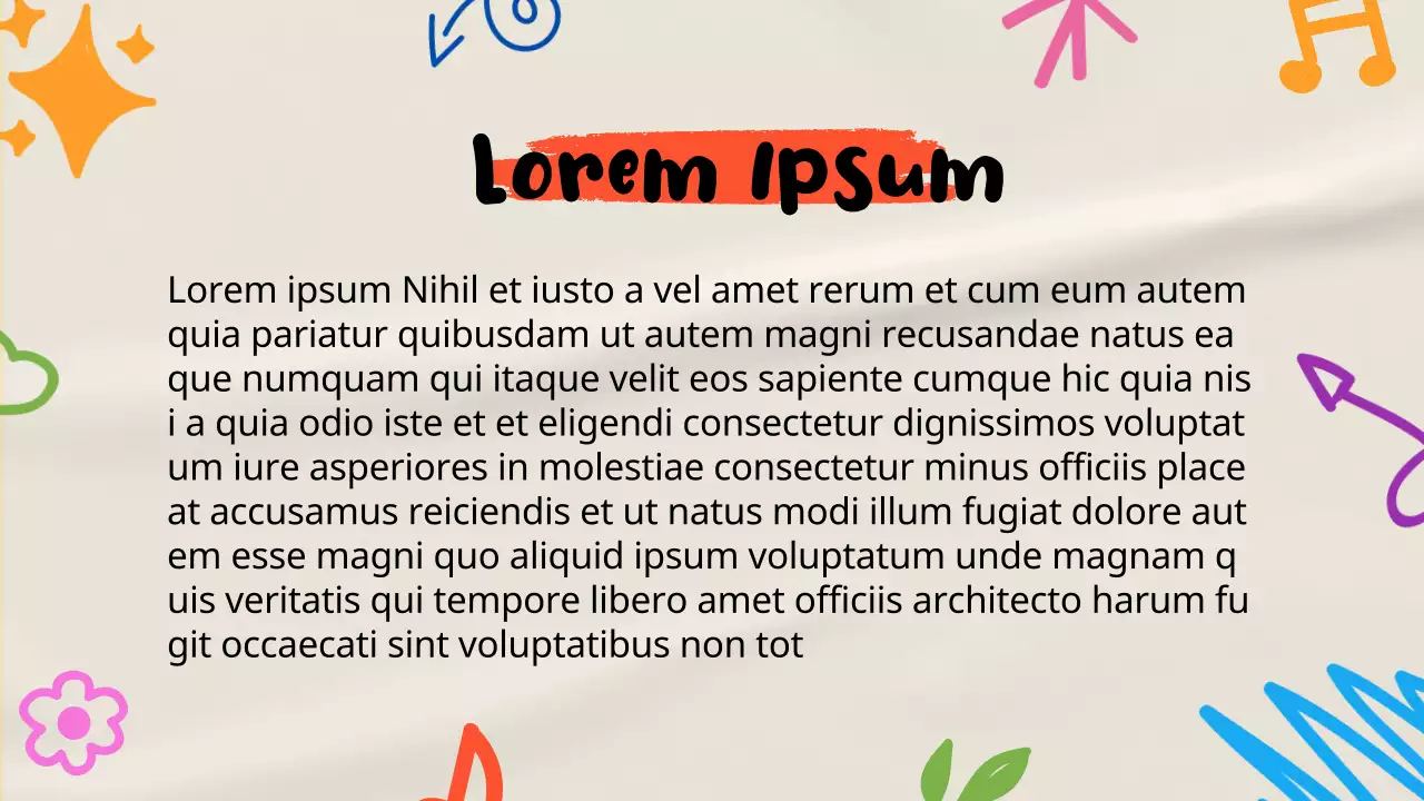 Beige Trendy Fun verfrommeld papier Leerpapier