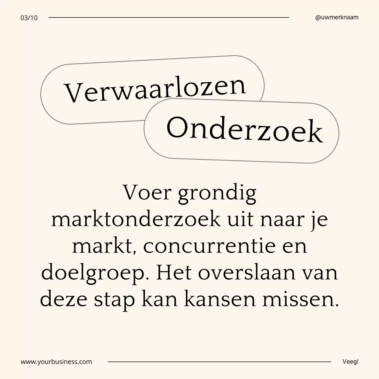 Beige en zwarte minimalistische zakelijke tips voor zelfgroei