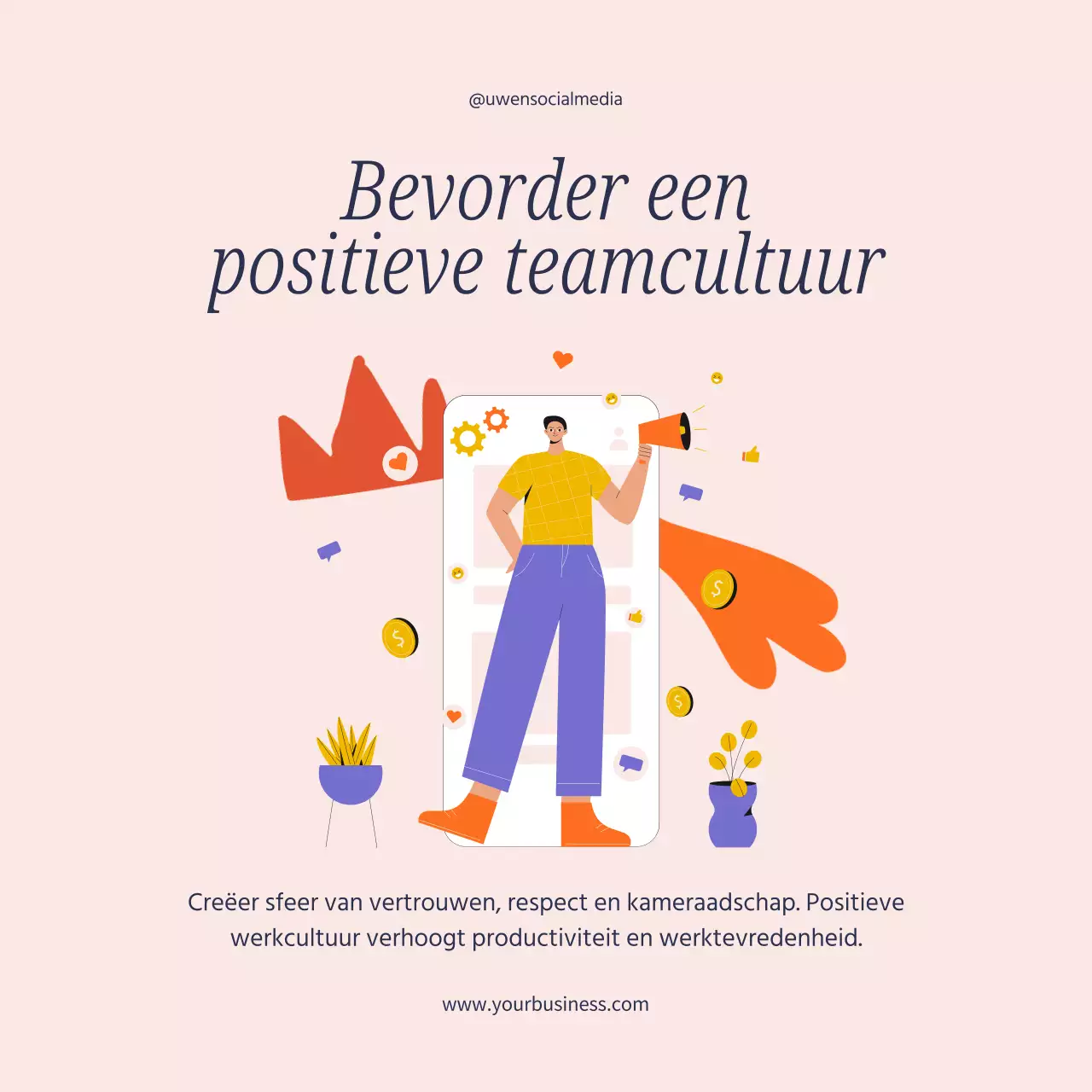 Beige en paars Trendy Team Harmony Tips & Gids