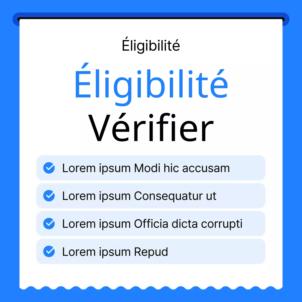 Une introduction minimaliste à la comptabilité fiscale en bleu et bleu clair