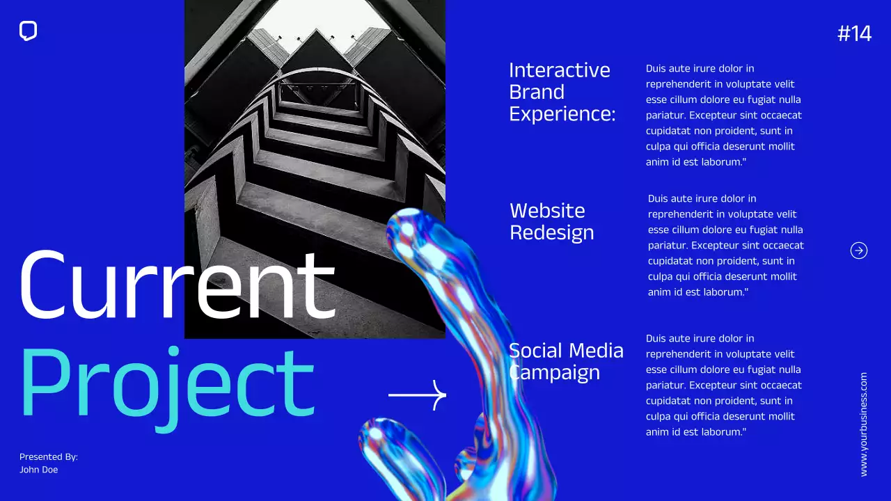 Blue Modern Business Profile Presentation