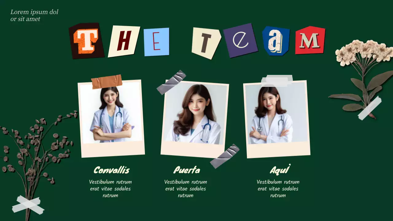 Recursos didácticos de scrapbooking retro verde y rojo