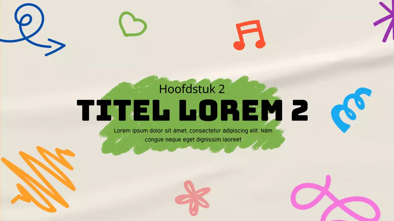 Beige Trendy Fun verfrommeld papier Leerpapier