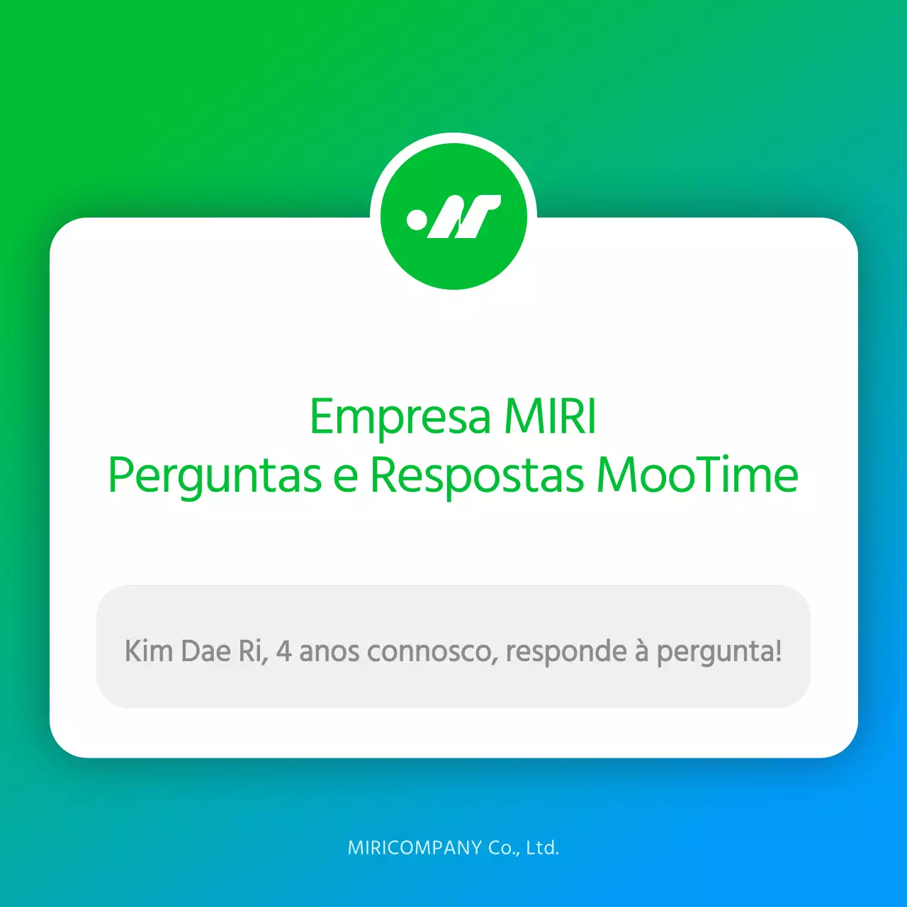Um Instagram simples e temperamental em verde e azul claro