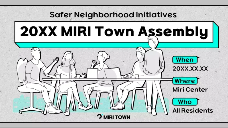 Pengumuman Rapat Kota Modern Abu-abu Gambar Mini YouTube