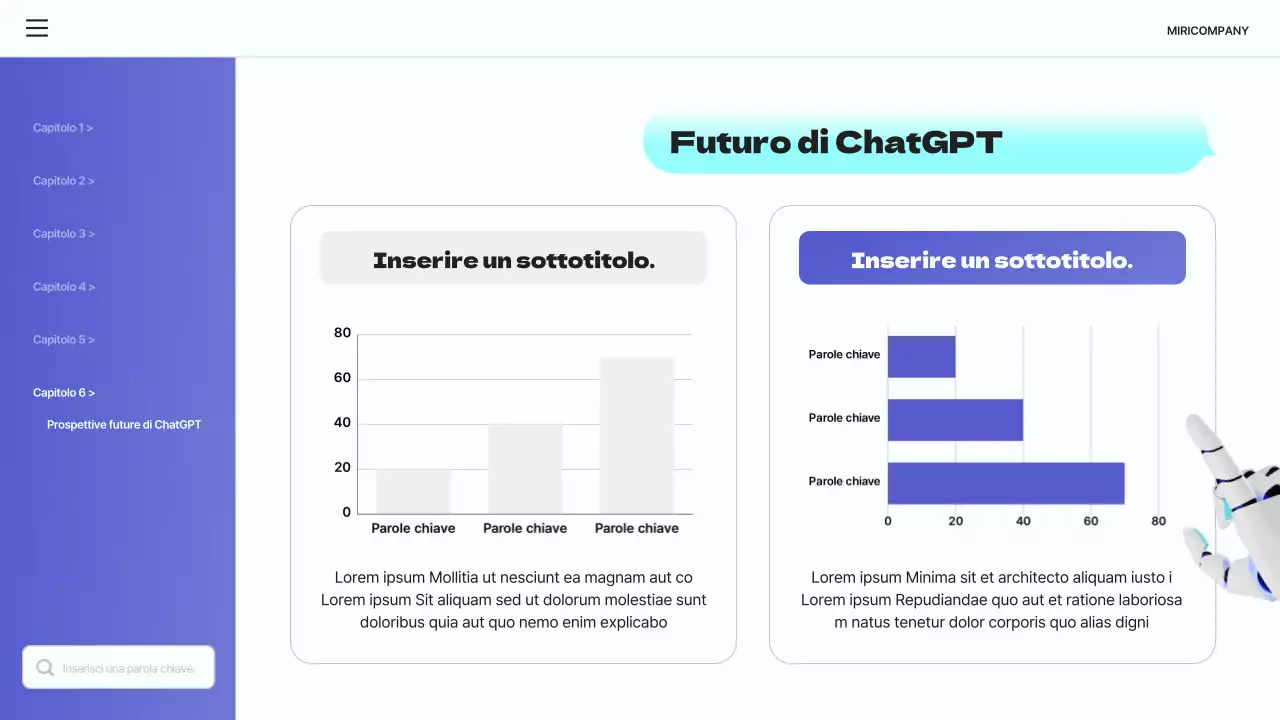 Una semplice introduzione blu e azzurra a ChatGPT