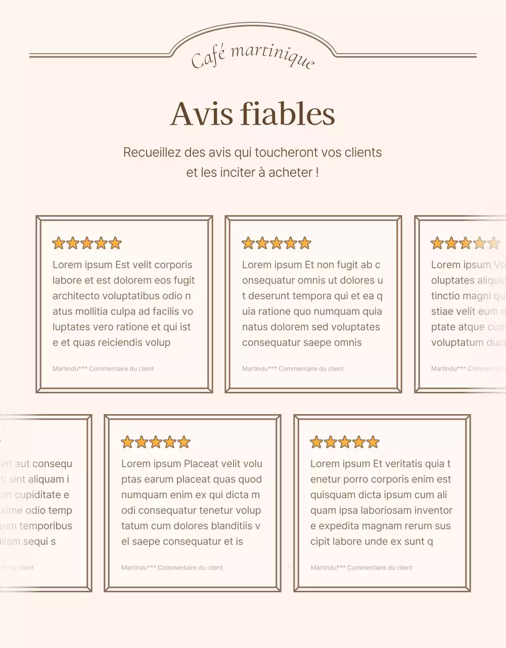 Recherche d'avis et d'annonces pour une page de détail d'un concept vintage en ivoire et beige