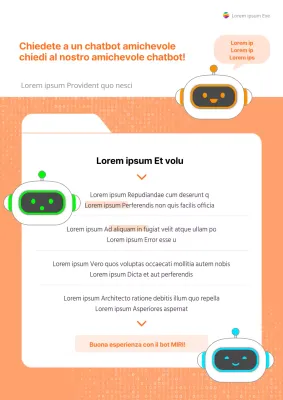 Una guida ai chatbot arancioni e fluorescenti