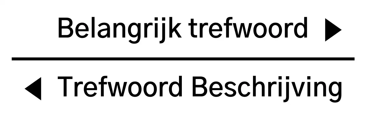 Ontwerp formulering om te schrijven wat jij wilt dat er staat
