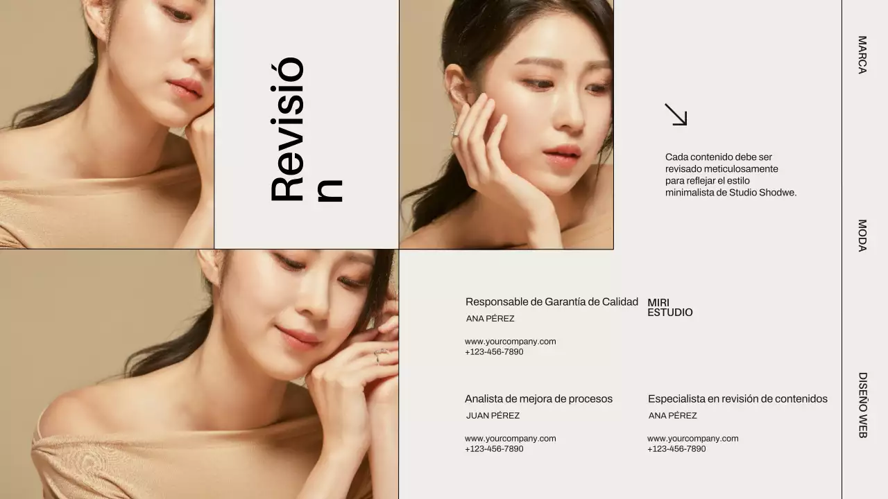 Estrategia de la guía de estilo de la marca moderna Ivory