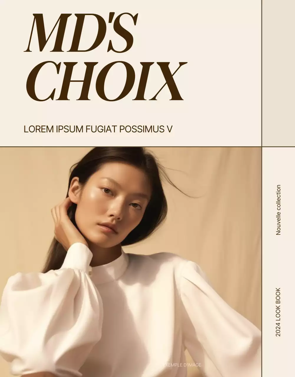 Promouvoir une mode simple dans les tons beige et marron