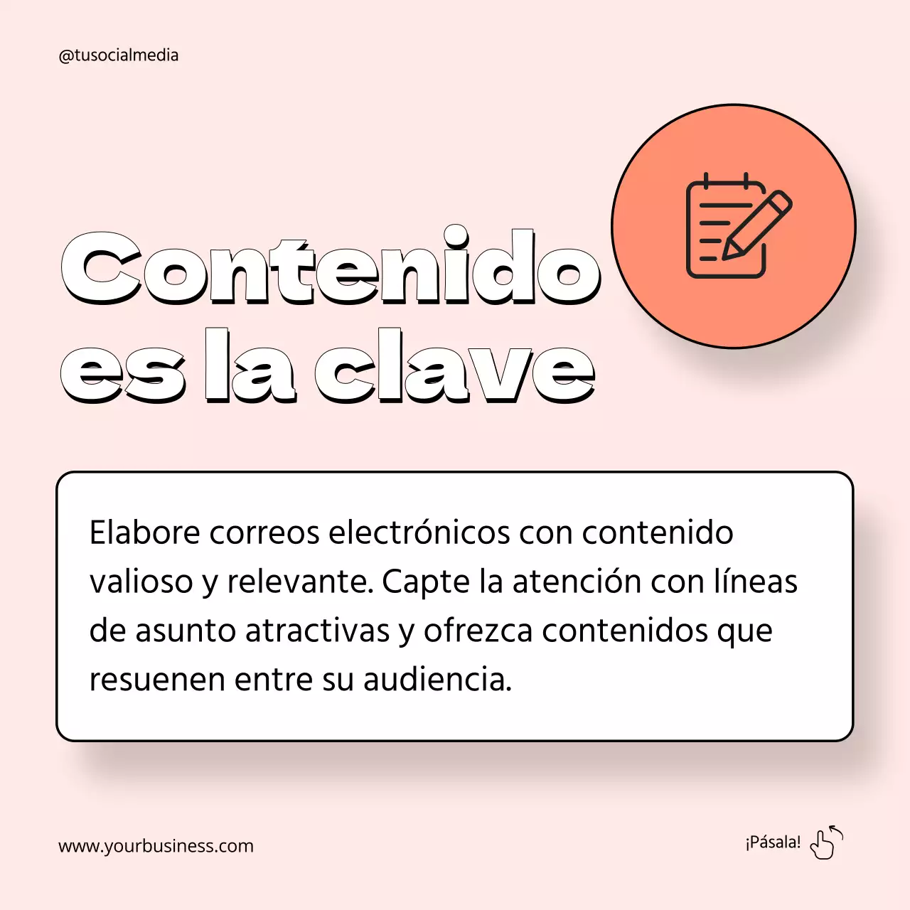 Guía Estratégica de Email Marketing Geométrico Naranja y Neón