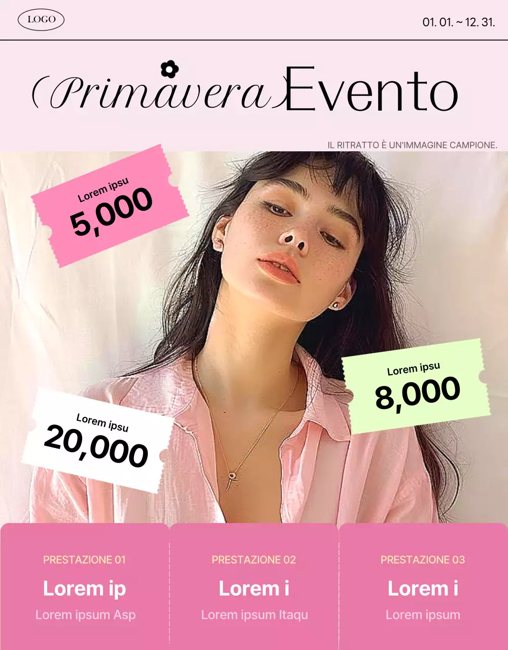 Promuovere una copertina trendy e alla moda in rosa