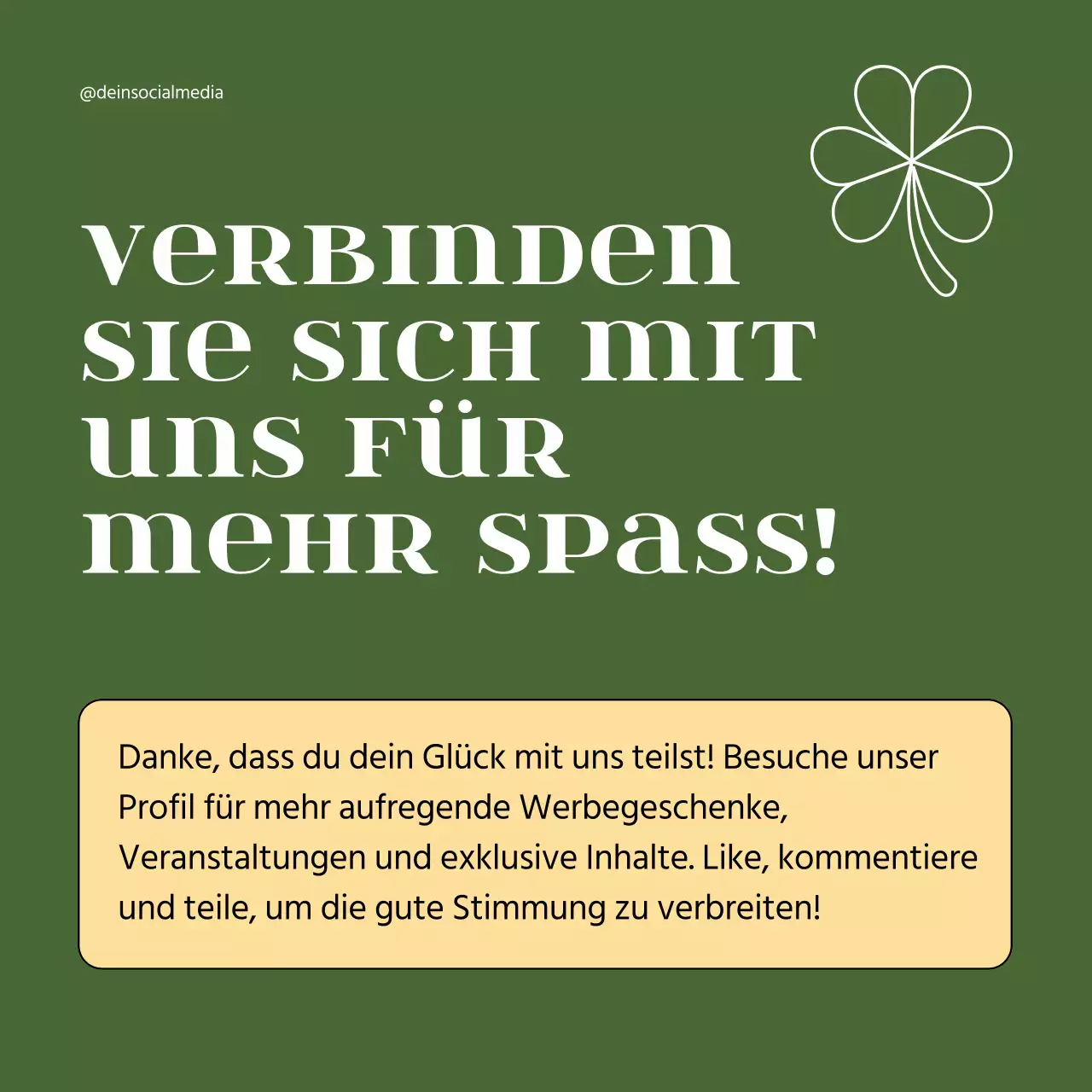 Grün-gelbe Retro-St.-Patrick's-Day-Werbung